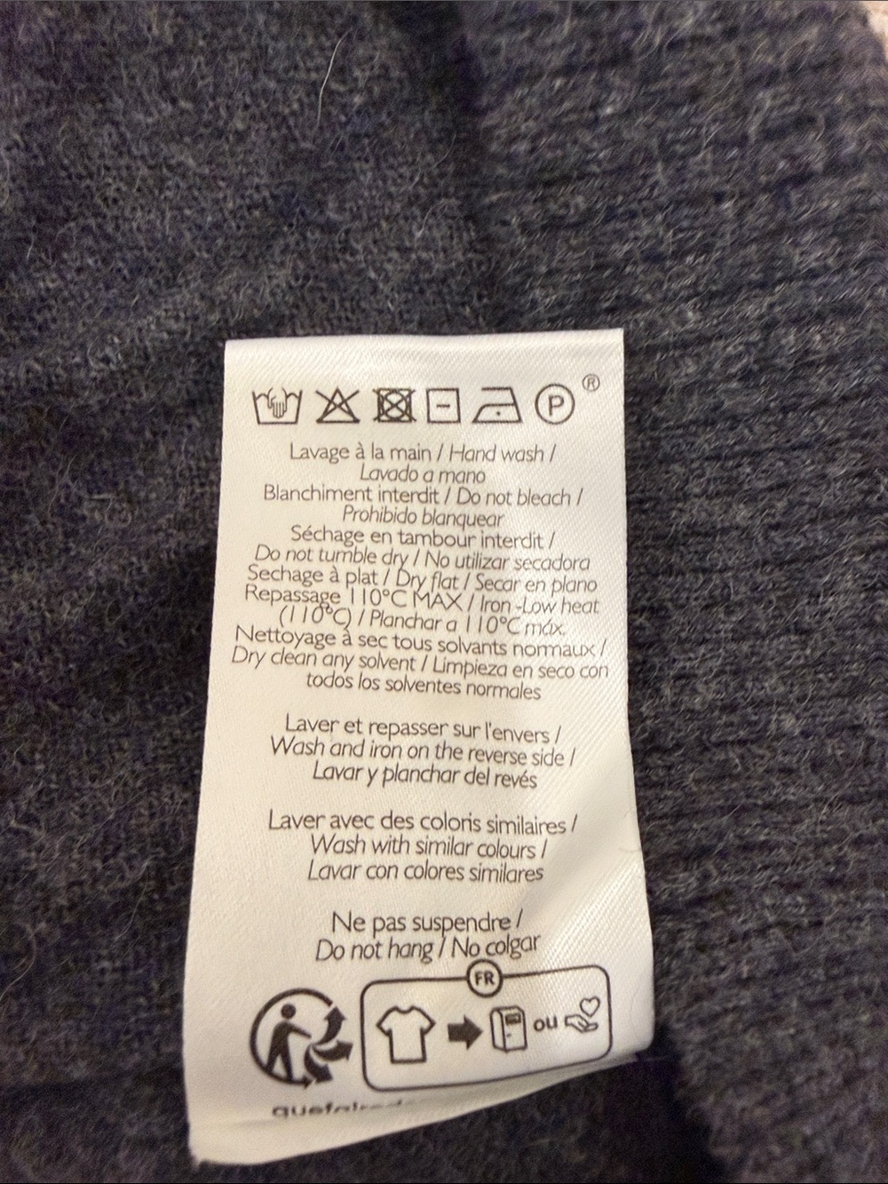 NWT Sezane Lisa Cardigan Charcoal Grey S - Picture 13 of 14